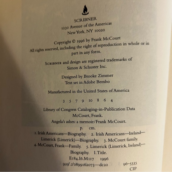 Frank McCourt Books Lot of 3 Angela’s Ashes, Teacher Man, Tis 2 HC & 1 PB - Picture 3 of 10